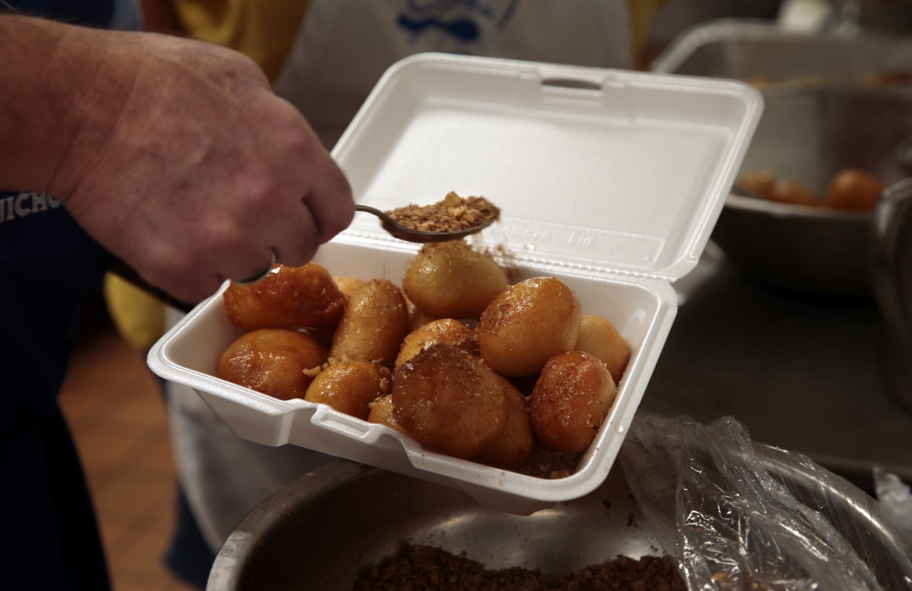 Drive-thru Greek Fest fills stomachs just the same